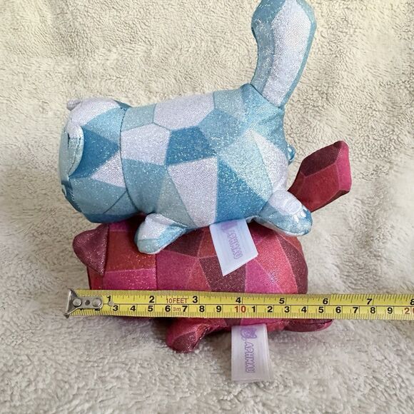 Aphmau Meemeows Lot Of 3 Mystery Gem Plush Ruby Diamond Emerald 7” Toy - Picture 5 of 5